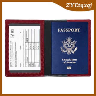 funda de pasaporte - funda de pasaporte premium 10.2x14x0.8cm rojo