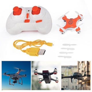 cuadricóptero rc 4ch 2.4ghz modo drone naranja sin cabeza para cx-10