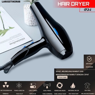 Secador de pelo negro secador de pelo multifuncional secador de pelo - Laristiker88