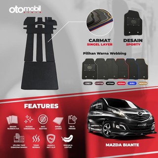 Mazda Biante - Material para alfombra de coche (una sola capa, goma Eva Premium)