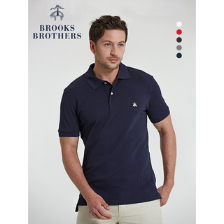 Brooks Brothers/Booker classic golden sheep logo Camisa De Algodón slim Supima Para Hombre