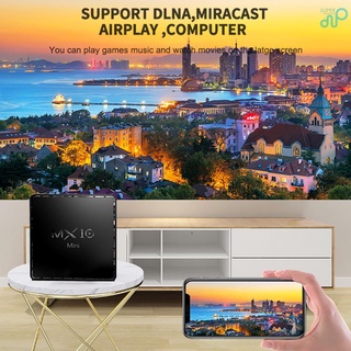 MX10 Mini Android 10.0 Smart TV Box UHD 4K Media Player Allwinner H313 Quad-core H.265 VP9 1GB / 8GB 2.4G WiFi 100M LAN (5)