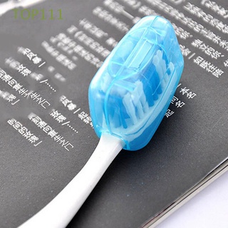 top111 5pcs nuevo caso de cabeza portátil tapa titular cepillo de dientes cubierta organizador de viaje hogar camping protector de limpieza