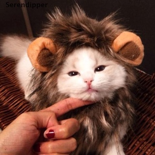 {Serendipper} Gato divertido disfraz de gato de halloween mascota disfraz de gato león melena gato gato disfraz (1)