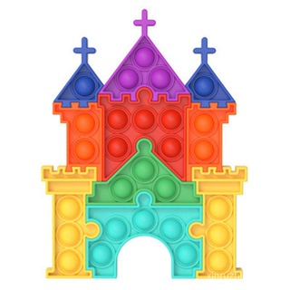 🙌 big pop it juego fidget juguete arco iris tablero de ajedrez push burbuja popper fidget juguetes sensoriales para padre-hijo tiempo juego interactivo juguete ae0R (4)