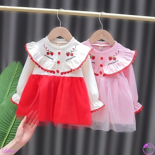 Baby Girl Dress Cute Princess Dresses For Kids Clothing Toddler Long Sleeve Dress
