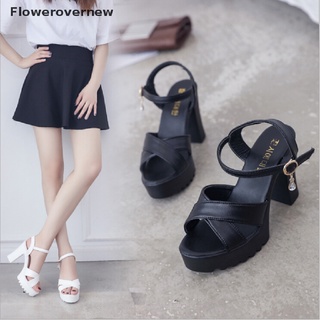 【FON】 Women Open Toe High Heels Shoes Pointed Toe High Heels Shoes 【Flowerovernew】