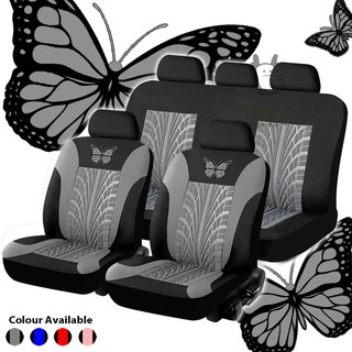 Conjunto De asiento para asiento De coche general De mariposa/tapa De asiento De coche/accesorios para interior/cobertura De asiento/cobertura completa (5)
