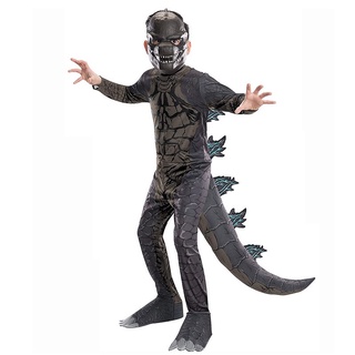 t rex velociraptor disfraz de cosplay dinosaurio dino halloween para niños niñas juego de rol vestir mono