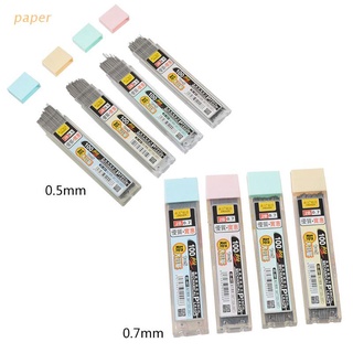 papel 100 unids/caja de plomo de grafito 2b lápiz mecánico recarga de plástico automático lápiz plomo