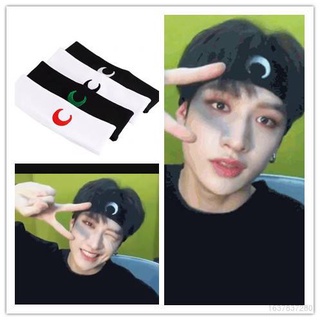 Kpop Stray Kids Moon Diadema Para Hombres Deportes Unisex Tocado Accesorios De Pelo Moda Foto Props Facial (1)
