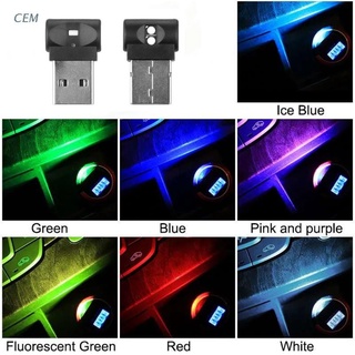 Mini lámpara Led nocturna Usb de 7 colores Rgb ambiente Usb (1)