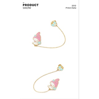 Sanrio My Melody - broche de cadena de aleación para niñas, diseño de dibujos animados (5)