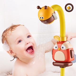 lindo bebé juguete de baño de 360 grados pulverización niños natación ducha juguetes regalos (4)