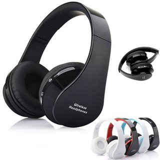 Phonemax - auriculares inalámbricos plegables Bluetooth con micrófono estéreo para iPhone Samsung PC