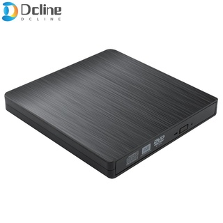 [dcline] USB 3.0 SATA Externo DVD CD-ROM RW Reproductor De Unidades Ópticas Caja Negro