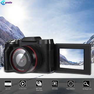 Cámara digital original Full HD 1080P 16MP videocámara profesional Vlogging Flip Selfie cámara de granito