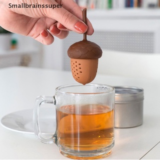 smallbrainssuper 2 unids/set infusor de té en forma de bellota de silicona infusiones colador de cocina accesorios sbs