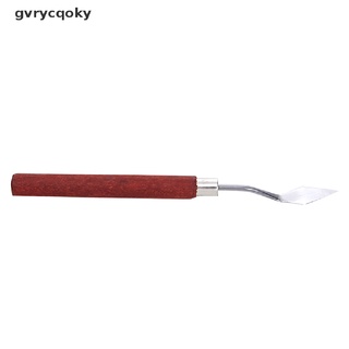 gvrycqoky 5pcs cuchillo de pintura mango de madera espátula paleta cuchillo para pintura al óleo cuchillo mx (6)