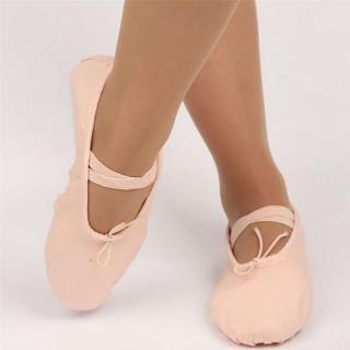 【HW】Adult Child Canvas Soft Ballet Dance Shoes Slippers Pointe Gymnastics Shoes (3)