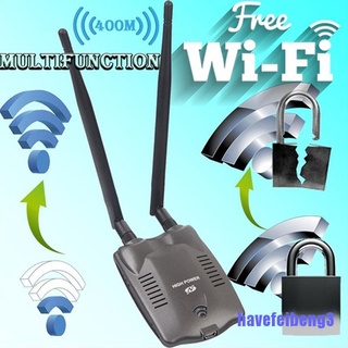 [hafvebh3] pas cracking internet de largo alcance dual wifi antena usb wifi adaptador decodificador gfds