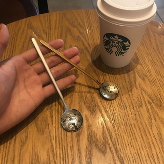 Starbucks cuchara de estilo europeo de acero inoxidable cuchara de café postre cuchara de café cuchara cuchara de comer cuchara/pasión1/ (1)