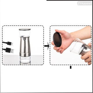 Electric Coffee Grinder Portable Rechargeable Coffee Beans Grinder Adjustable 5 Levels Grind Settings & USB Cable,for