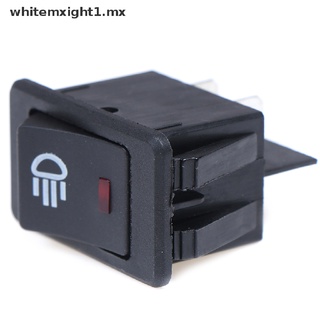 [whitemxight1 . mx] 12V 35A Universal Coche Rojo LED Luz Antiniebla Interruptor Dash Salpicadero 4Pin (7)