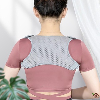 Corrector de postura para hombres y mujeres, soporte de postura de espalda superior ajustable enderezador para clavícula cuello hombro apoyo y proporcionar alivio del dolor