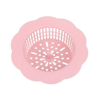 ◐Xa❀Drenaje del piso del fregadero, forma de flor con mango cilíndrico, filtro de agujero para baño/cocina (1)