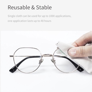 10Mk 5 piezas de gafas reutilizables Pre-moisted toallitas antiempañamiento lente de tela desfogger prevenir el empañamiento para gafas Anti-niebla toallitas (9)