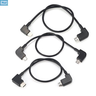 Cable de datos Micro USB a iluminación/tipo C/Micro USB para Control DJI Spark Mavic