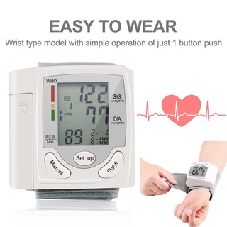 [hongmei] Esfigmomanómetro electrónico para el hogar brazo atado tipo medición precisa pantalla Digital electrónica esfigmomanómetro