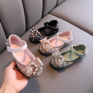 Zapatos Para Niños Perla Diamantes De Imitación Brillante Princesa De Bebé Niñas Fiesta Y Boda (4)
