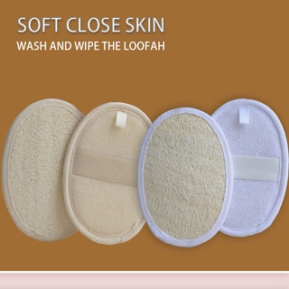 Loofah Rub Back Bathe todo Natural 2 colores conveniente limpie grasa limpia la piel mejorar la piel Anti-inflamatorio lavado