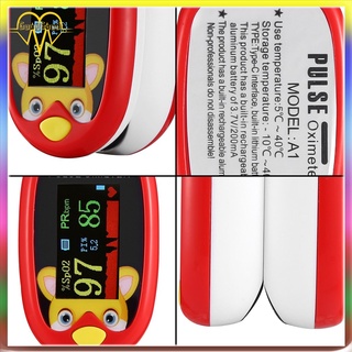 Mini oxímetro recargable TFT pantalla para niños oxímetro de oxígeno en sangre y punta de dedo/monitor de salud para niños (7)