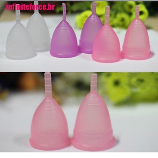 taza Menstrual flexible De silicona reutilizable/morado/Transparente