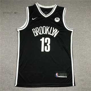 nike nba jersey 2021 nueva temporada hombres nba brooklyn nets #13 james harden bordado negro baloncesto jerseys jersey baloncesto ropa