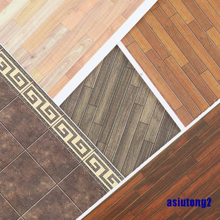 <Asiutong2> DIY Dollhous - adhesivo para suelo, cocina, baño, pared, madera, papel de pared