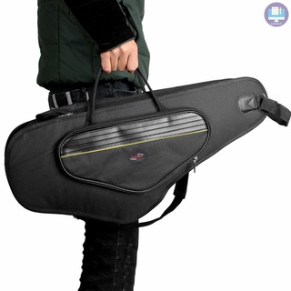 600D resistente al agua Gig Bag Oxford mochila de tela ajustable correas de hombro bolsillo 5 mm algodón acolchado para saxofón Alto saxo (1)