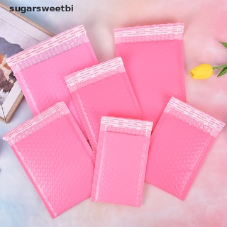 SBI] 10x Pink Bubble Bag Mailer Plastic Padded Envelope Shipping Bag Packaging Hot