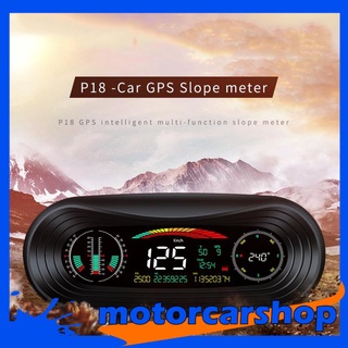 [motorcarshop] multi-función inclinómetro de coche gradiente inteligente gps medidor de pendiente herramienta de alarma
