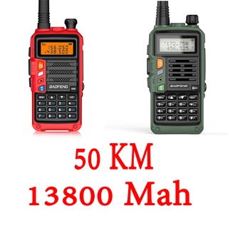 baofeng uv-s9 potente tri-bandas walkie talkie cb radio transceptor 8w 10km largo alcance portátil actualización de radio 5r