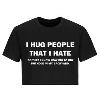 Detalles Acerca De I Hug That Hate Funny Sarcástico Adulto humor Camisas Para