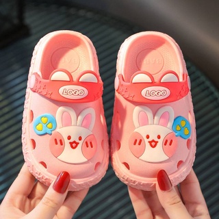 Kira Lindo Conejito Bebé Niños Crocs Clásico Zuecos Unisex Antideslizante Suela Suave Sandalias De Alta Calidad Para Zapatillas