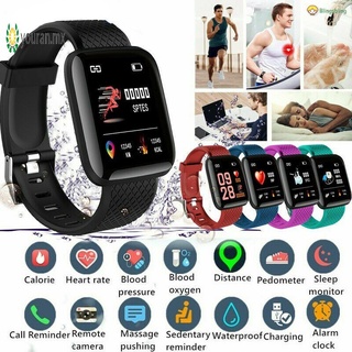 Reloj inteligente con pantalla a Color 116 PLUS/reloj inteligente con monitor de ritmo cardíaco y presión arterial impermeable