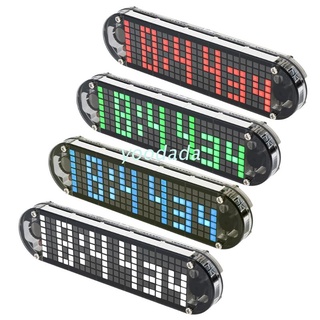Yoo DS3231 multifunción reloj despertador LED matriz de puntos animación efectos DIY Kit regalos