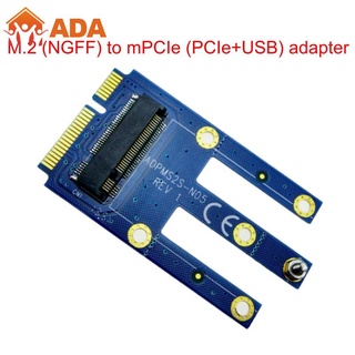 Shipping❤ NGFF M.2 Key B To Mini PCIe Mini PCI-E Adapter For 3G 4G Moudle M2 to mini pcie for ME906E MU736 EM7345 ME936 EM7455 minis1oso3