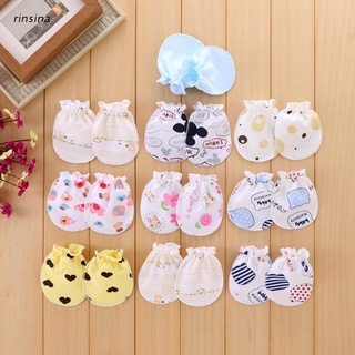 rin Baby Gloves Anti Scratch Face Hand Guards Protection Soft Newborn Mittens Sleeve