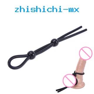 Zhishichi Time Lasting Delay anillo para hombres ajustable bloqueo de silicona pene sexo adulto juguete